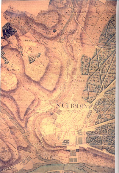 Carte de Duvauchel, 1763. Carte de Duvauchel, 1763.