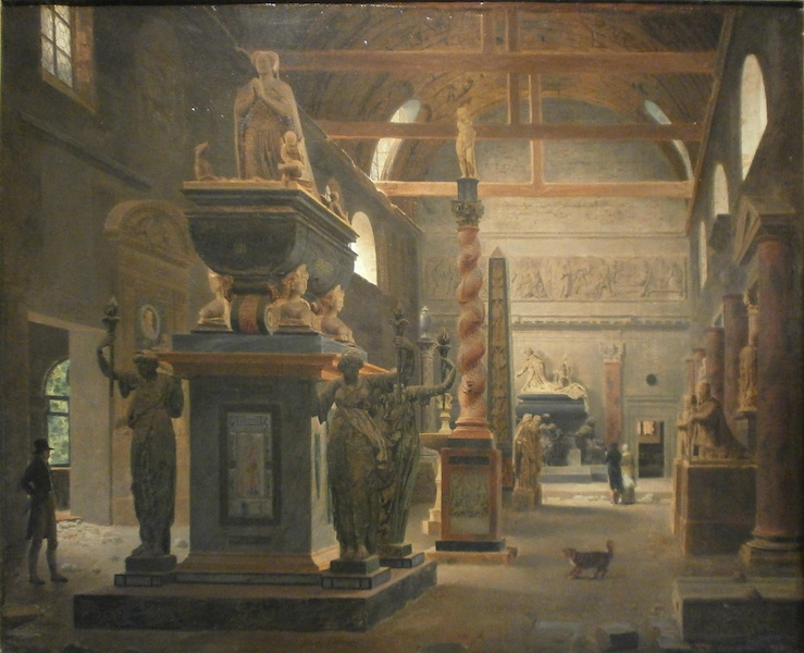Jean-Lubin Vauzelle, Vue du Musée des Monuments Français Jean-Lubin Vauzelle, Vue du Musée des Monuments Français