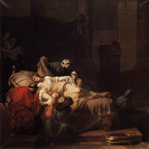 P. Peyron, Mort d’Alceste, 1785, Paris, musée du Louvre (cl. du musée). P. Peyron, Mort d’Alceste, 1785, Paris, musée du Louvre (cl. du musée).