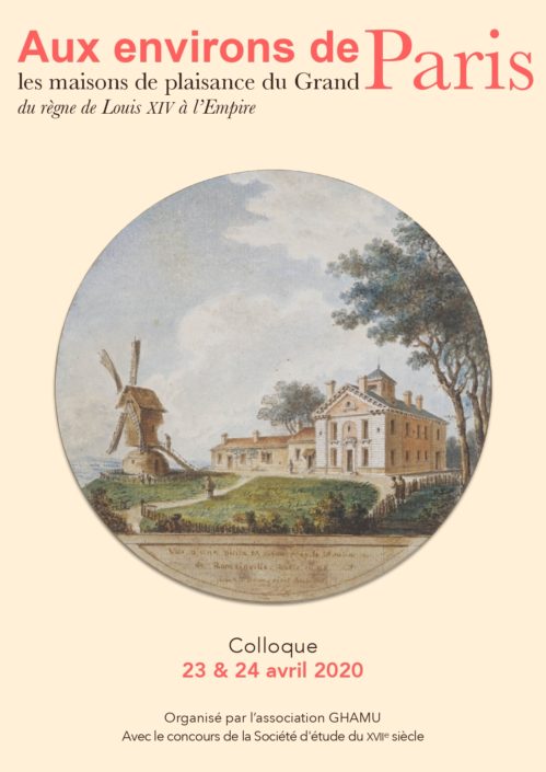 Affiche colloque Maisons de plaisance