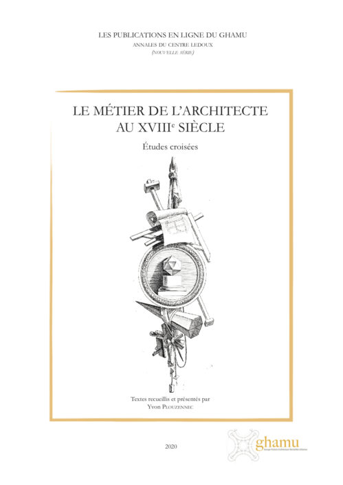 Couverture n°1 – Métier de l’architecte au XVIIIe siècle